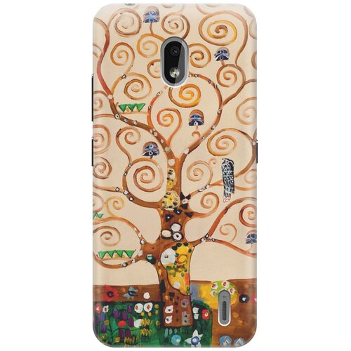 фото Gosso ультратонкий силиконовый чехол-накладка для nokia 2.2 с принтом "климт"