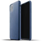 Mujjo Чехол Mujjo iPhone 11 Pro Max Leather Case (Monaco Blue) - изображение