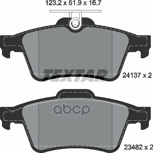 Колодки Тормозные Дисковые Ford: C-Max 07-, Focus C-Max 03-07, Focus Ii 04-, Focus Ii Turnier 04-, F Задн Cadillac: Bls 06-, .