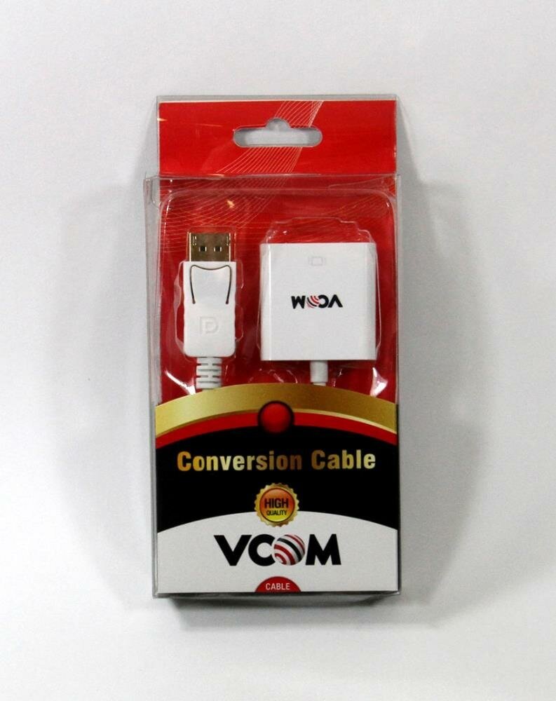 Переходник DisplayPort to VGA F 0.15м VCOM CG603 VCOM Telecom - фото №4