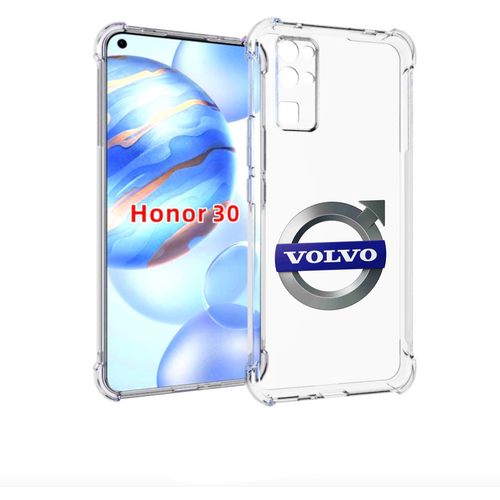 Чехол задняя-панель-накладка-бампер MyPads volvo мужской для Honor 30 (BMH-AN10) противоударный чехол задняя панель накладка бампер mypads боруссия мужской для honor 30 bmh an10 противоударный