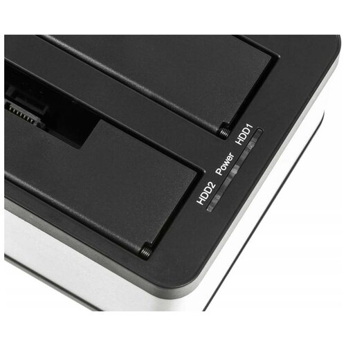 Док-станция для HDD AgeStar 3UBT8 SATA III USB3.0 пластик/алюминий серебристый 2 док станция для hdd agestar 2 5