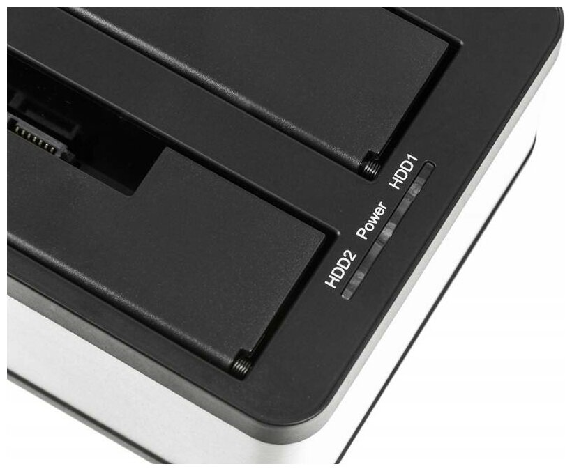 Док-станция для HDD AgeStar 3UBT8 SATA III USB3.0 пластик/алюминий серебристый 2