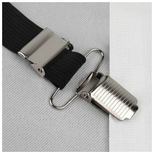 Клипса для фиксации, 25 мм, цвет никель