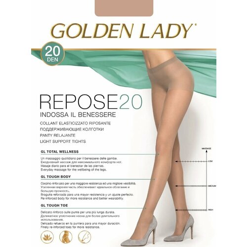 Колготки Golden Lady Repose, 2 шт., коричневый