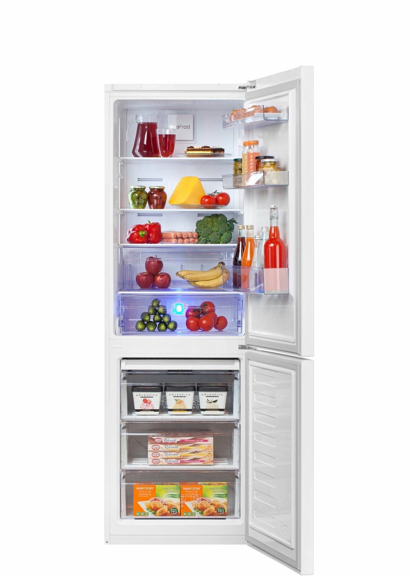 Холодильник с морозильником Beko - фото №11