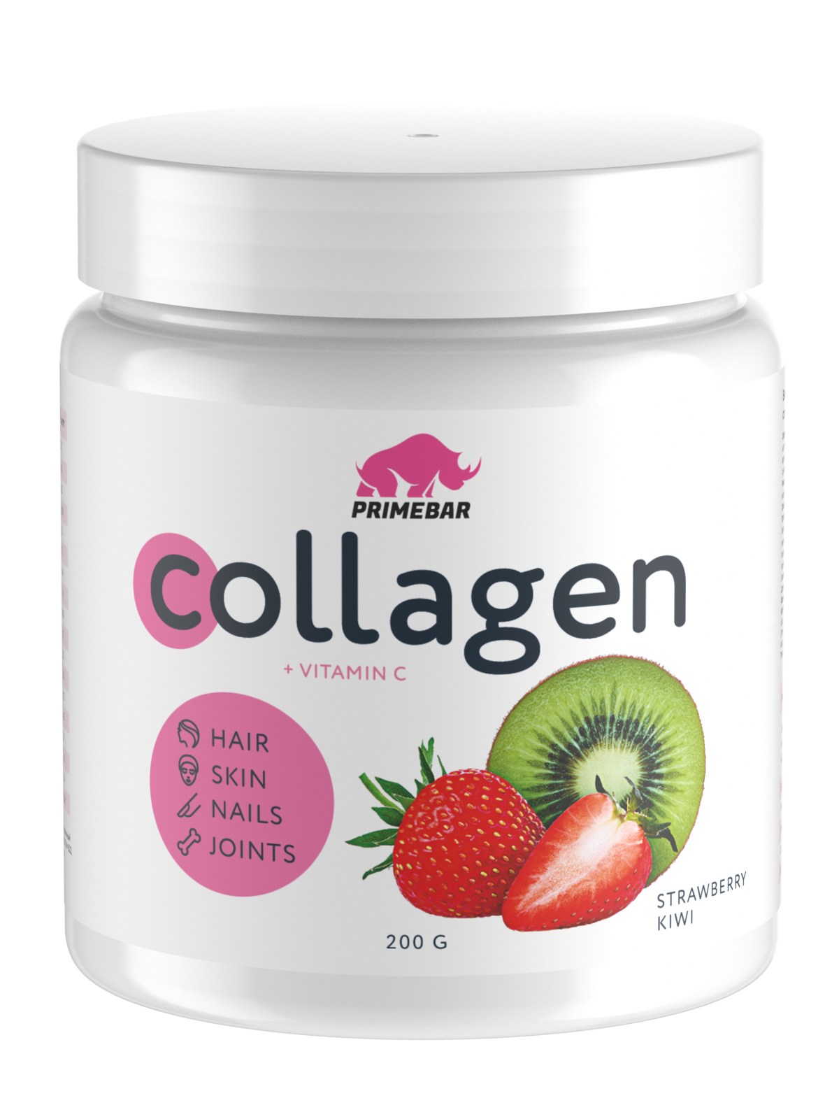 Prime Kraft Collagen Strawberry 200g