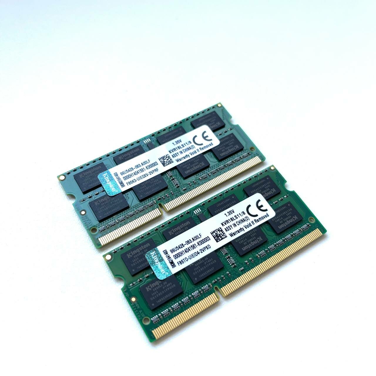 Оперативная память SODIMM Kingston DDR3 8GB 1600 2Rx8 PC3L-12800S 135v SODIMM для ноутбука