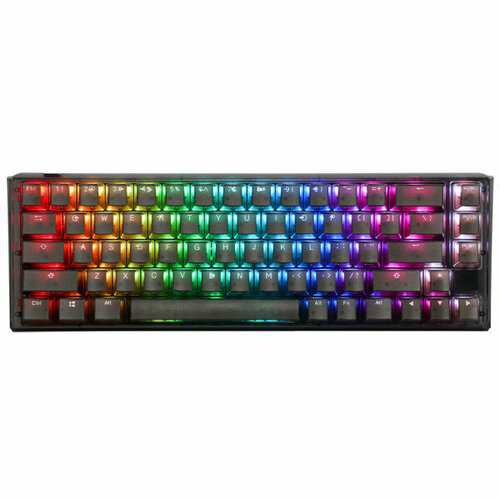 Клавиатура Ducky One 3 Aura SF RGB Black Cherry MX Silver Speed Switch (US Layout original cherry mx mechanical keyboard switch speed silver red black blue brown axis shaft switch 3 pin cherry clear rgb switch