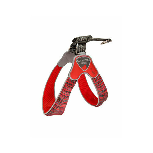 Cortina Мягкая шлейка POWERMIX красный меланж (обхват груди 60-70 см18-25 кг) (Harness Powermix Red MELANGE SZ 8) C120RM080 0,128 кг 56837 (1 шт)