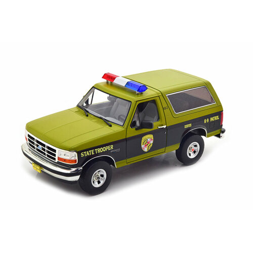 Ford bronco maryland state police K-9 patrol 1996 коллекционная модель ford crown victoria police highway patrol масштаб 1 24 76400