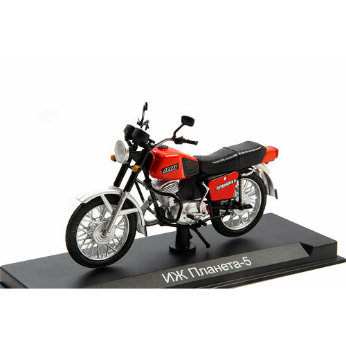 масштабная модель hachette izh 27156 011 иж 27156 011 красный 1 24 ИЖ-ПЛАНЕТА-5 (наши мотоциклы #24)