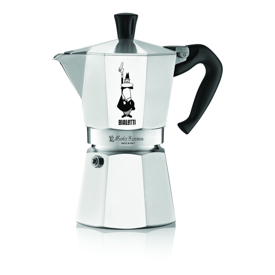 Кофеварка гейзерная Bialetti Moka Express 6 чашек премиум качество элитная
