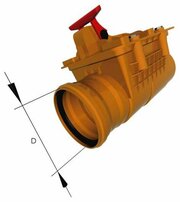 Клапан обратный 160 для наружной канализации