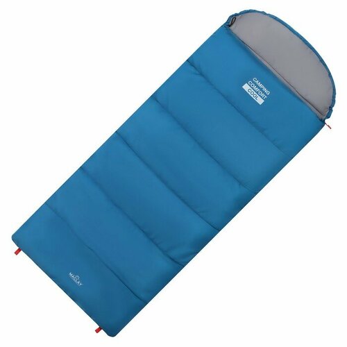Maclay Спальник 3 х слойный, левый, одеяло+подг. 220*90 см, -5/+10 camping comfort cool (таффета/э