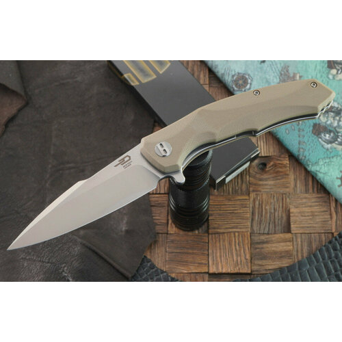 фото Складной нож bestech knives warwolf beige bg04c