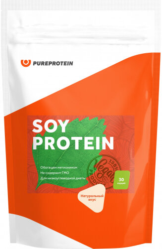 Протеин Pureprotein Pure Protein Soy Isolate (натуральный вкус) 900г