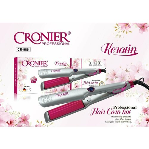 Щипцы гофре для волос Cronier CR-986