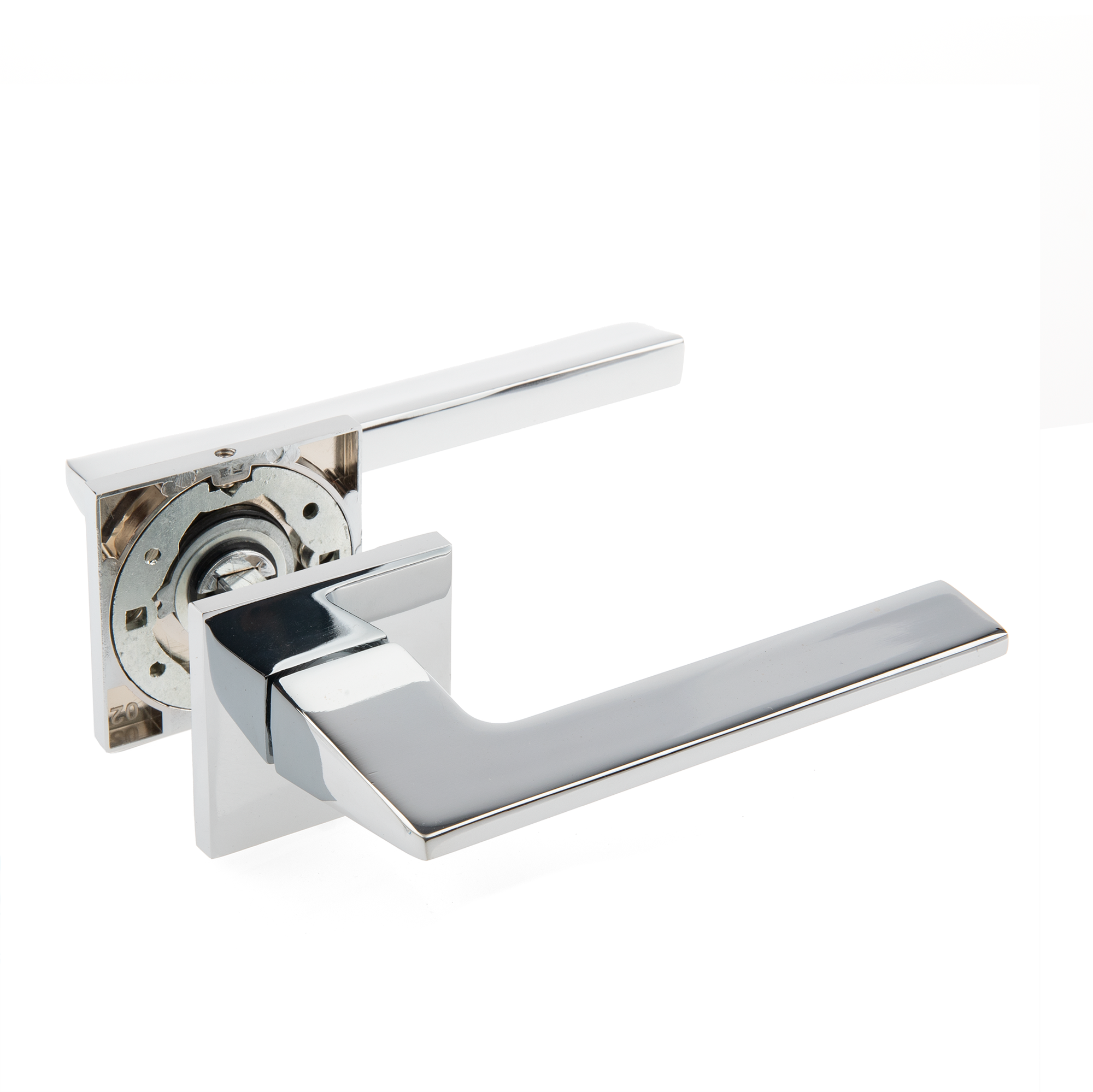 Дверные ручки Armex H 30134 А СR  без запирания  цвет хром