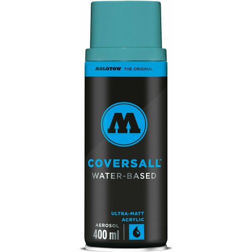 Аэрозольная акриловая краска для граффити и дизайна Molotow Coversall Water Based #021 / 358021 olympia blue