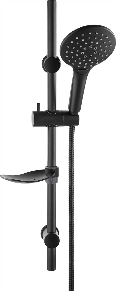 фото GPD Душевой гарнитур GPD DST57-S черный матовый