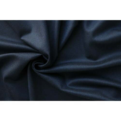 Ткань шерсть с кашемиром темно-синий меланж ткань костюмная шерсть с кашемиром сине голубой меланж