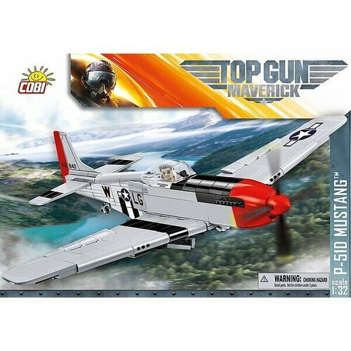 Конструктор Cobi TOP GUN P-51D Mustang Fighter, 350 деталей, 5846 сборная модель meng ls 006 самолёт north american p 51d mustang fighter