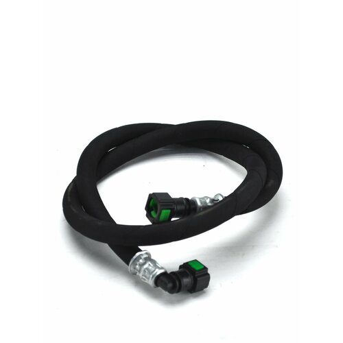 Шланг топливный 1 метр с быстросъемными штуцерами (прямой - под 90)