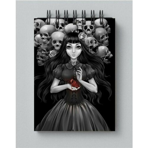 Блокнот Готика, Gothic №10, А4 блокнот в линейку сувенирshop encanto энканто а4 48 листов