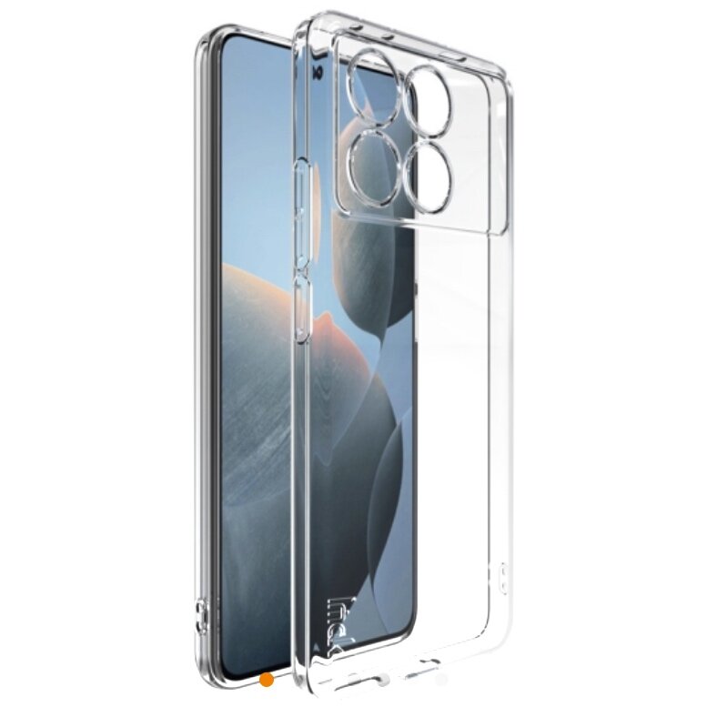 фото Чехол прозрачный для Xiaomi Poco X6 Pro/ Xiaomi Redmi K70E 5G (Сяоми Поко Х6 Про/ Редми К70Е 5Г)