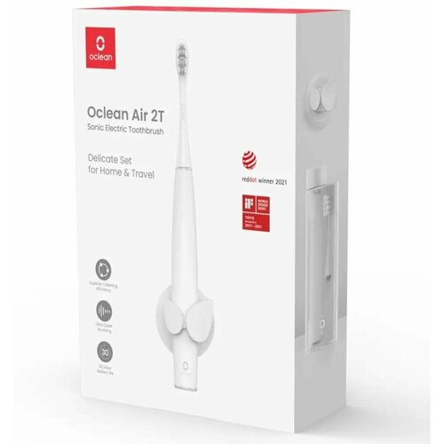 Электрическая зубная щетка OCLEAN Air 2 T насадки для щётки 1шт цвет белый c01000359 529000₽