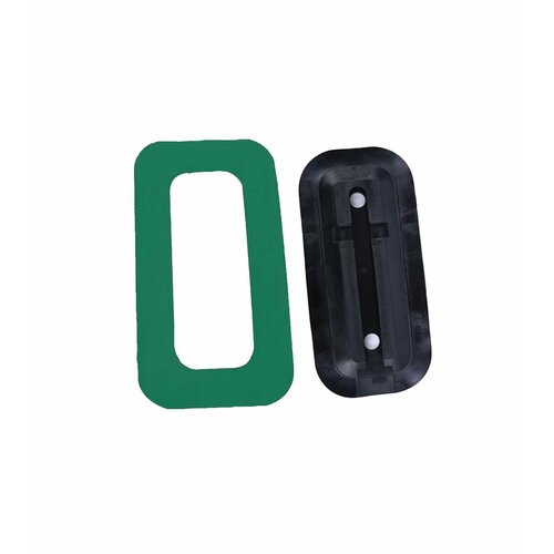 Площадка для плавника SUP Slide In + патч для наклеивания площадки плавника SUP доски бирюзовый 28,5*15,2 см