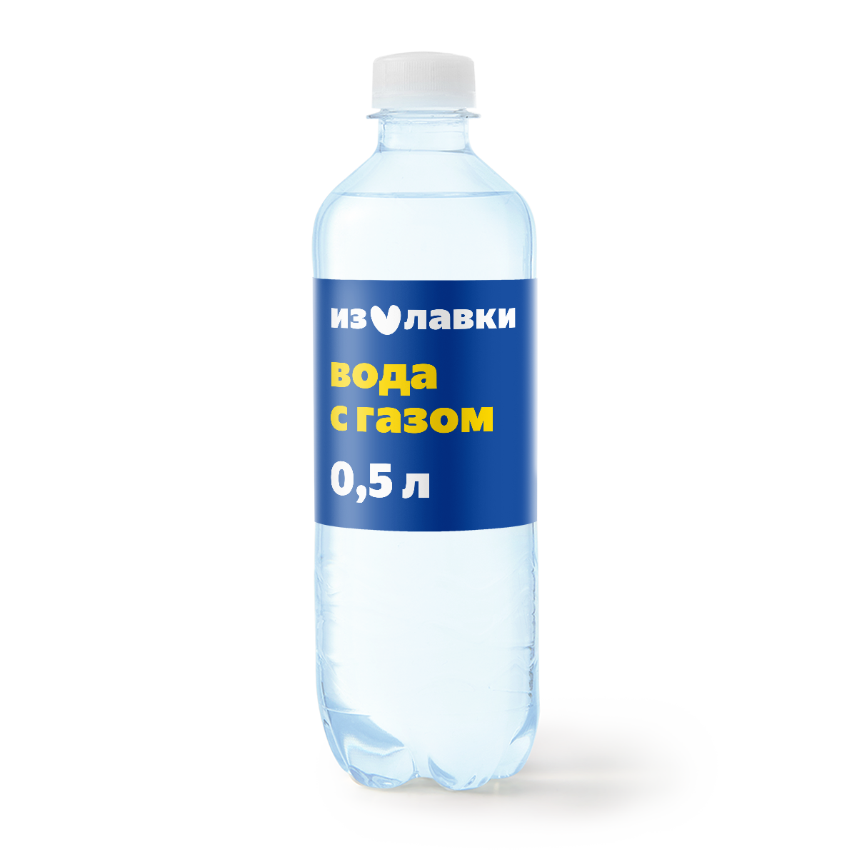 Минеральная вода "Из Лавки", газированная, природная, без добавок, 0.5 л
