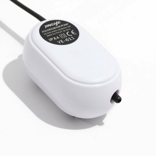 Компрессор воздушный YE-611 бесшумный 3 лмин 3 Вт 1370₽