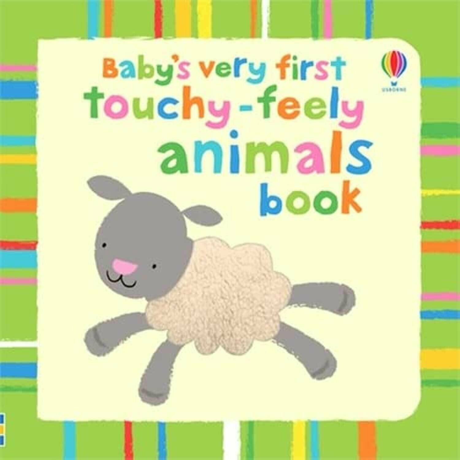 Fiona Watt. Baby's Very First Touchy-Feely Animals Самые первые тактильные животные малыша /Книги на английском языке