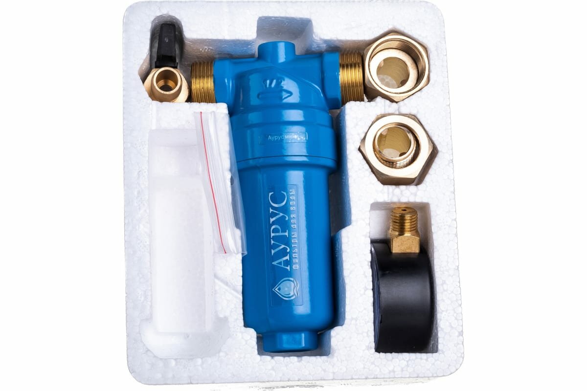 фото Аурус фильтр для воды -мини 300 л/ч проточный с регенерацией для квартиры и кухни 1