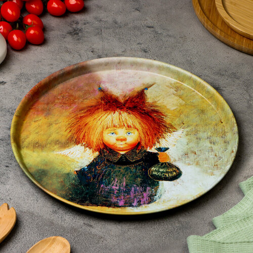 Поднос Мешочек счастья 33 х 2 х 032 см металл 944₽