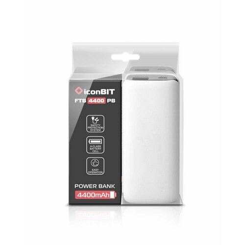 Портативный аккумулятор iconBIT FTB4400PB 299₽