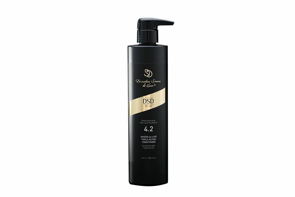DSD DeLuxe Кондиционер для волос Restructuring and Hair Loss Treatment Triple Action тройного действия, 4.2 500 мл — фото 1