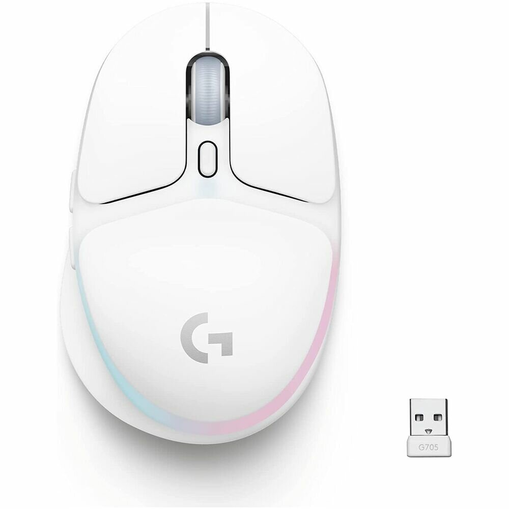 Мышь беспроводная Logitech G705 Wireless White