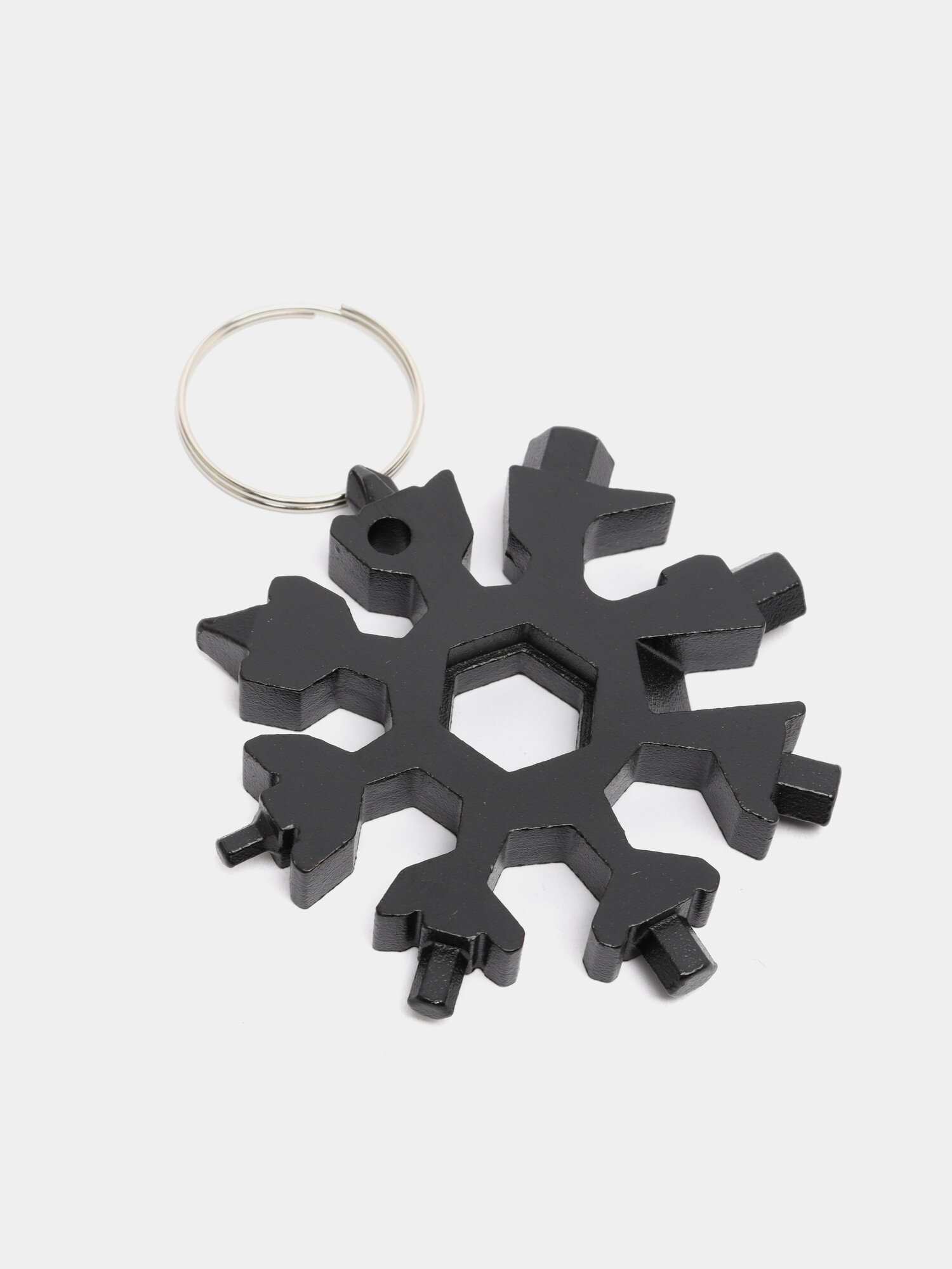Многофункциональный гаечный / шестигранный ключ - Снежинка 18 в 1 Цвет Черный
