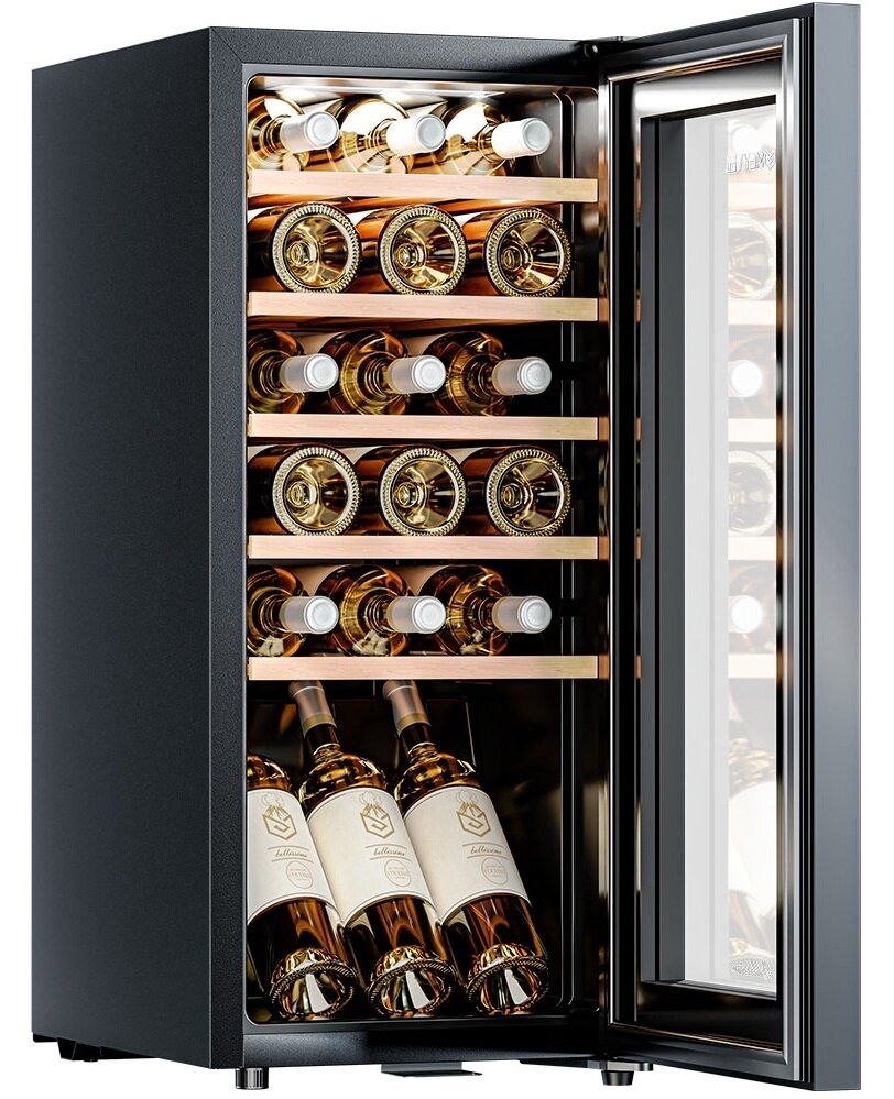 Винный шкаф Meyvel MV18-KBF1 (компрессорный холодильник для вина на 18 бутылок) - фотография № 14