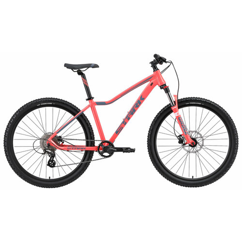 Горный велосипед Stark Viva 27.3 HD (2024) 18 Розово-серый (165-174 см) горный велосипед stark hunter 27 2 hd 2024 18 серо фиолетовый 165 174 см