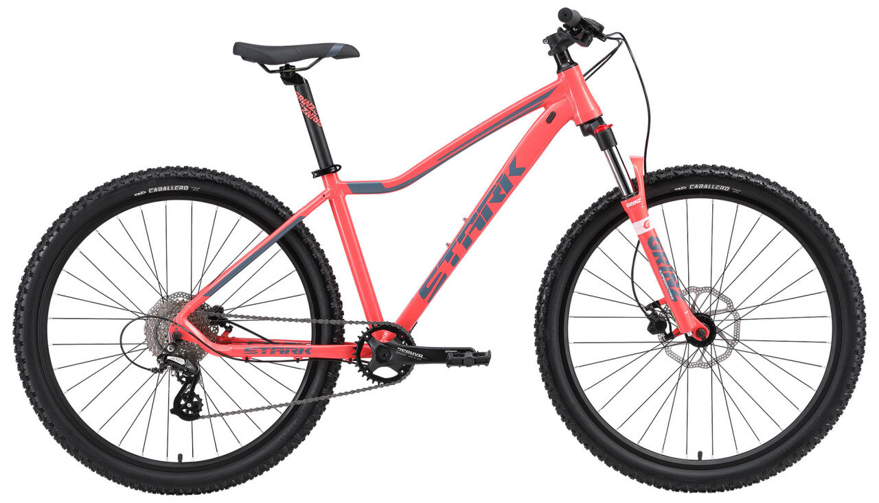 Горный велосипед Stark Viva 27.3 HD (2024) 14.5" Розово-серый (142-152 см)