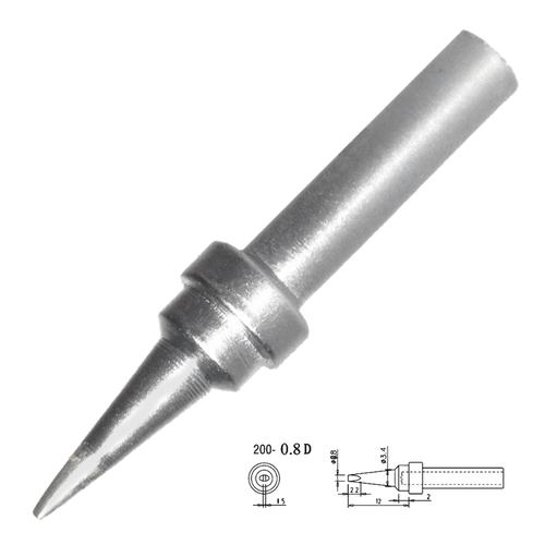 Жало для паяльника Quick QK200-T-0,8D