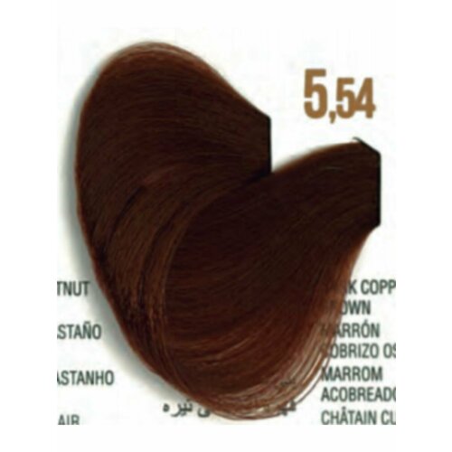 Крем краска для волос 554 темно-коричневый медный 1150₽