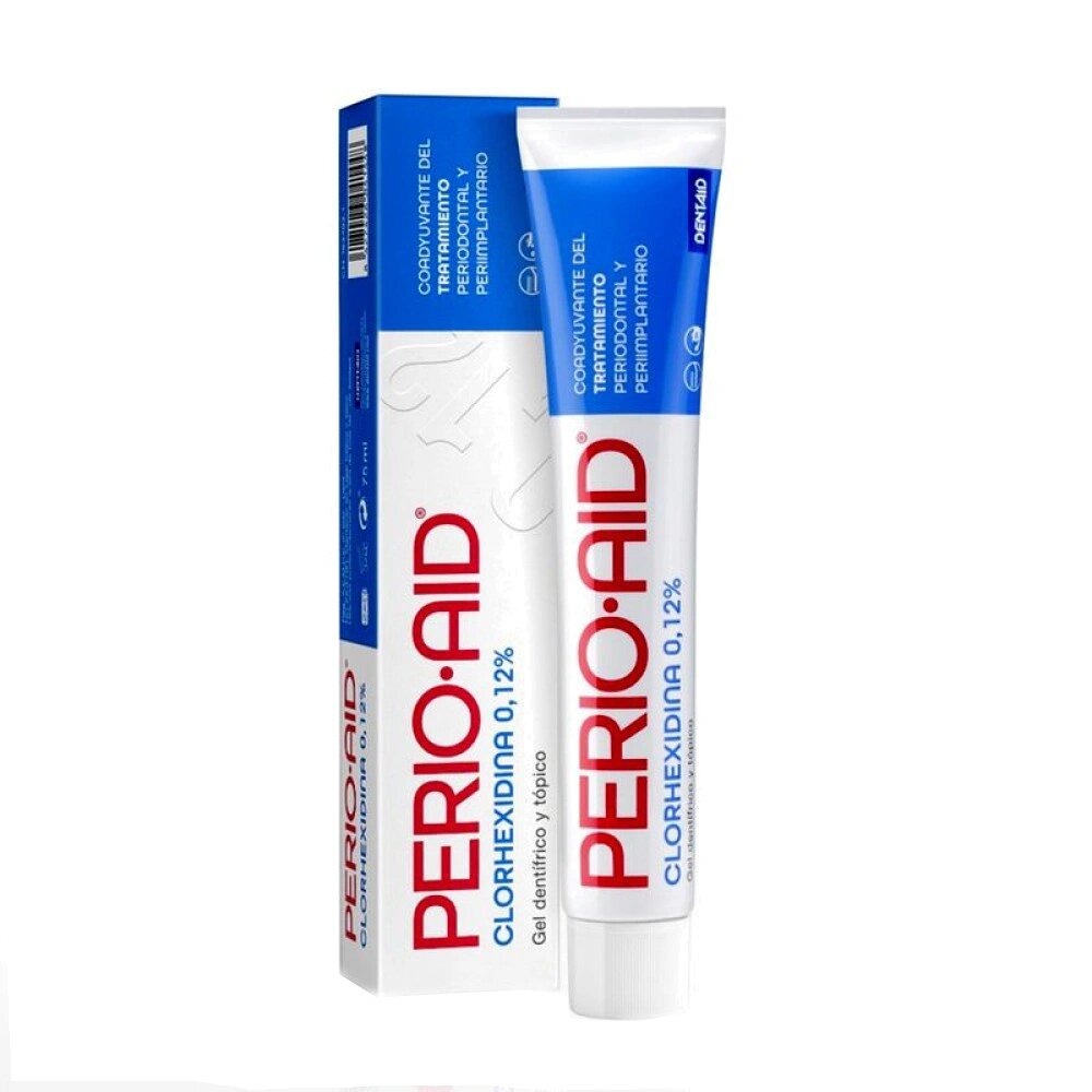 Зубная гель-паста Dentaid Perio-Aid, хлоргексидин 0,12% 75 мл