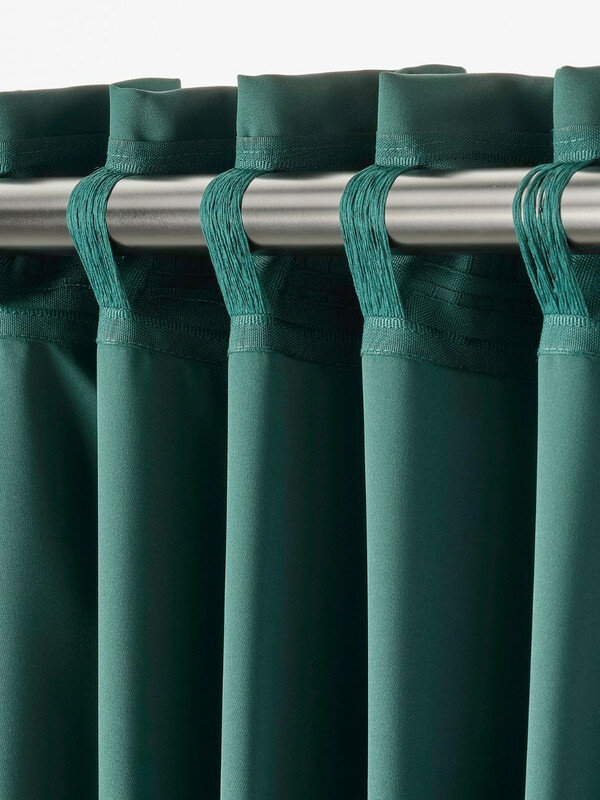 Изображение Гардины, блокирующие свет, блэкаут шторы, зеленый майгулл икеа