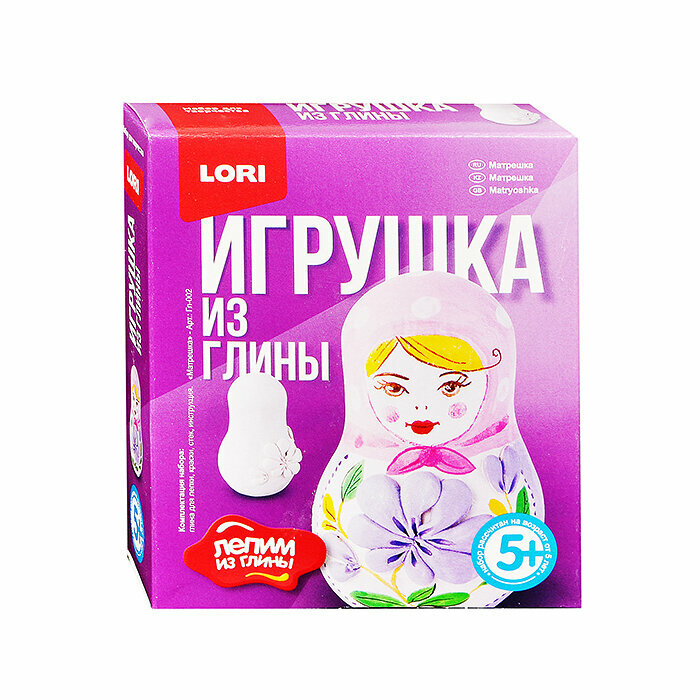 Игрушка из глины Lori Матрешка - фото №17