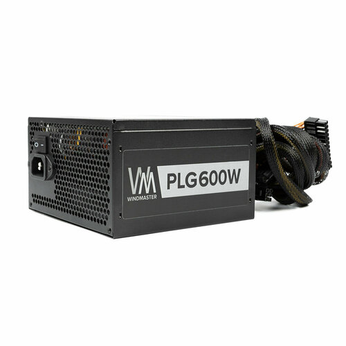 Блок питания Windmaster PLG 600 (WM-PS-PLG-600) 600Вт, ATX